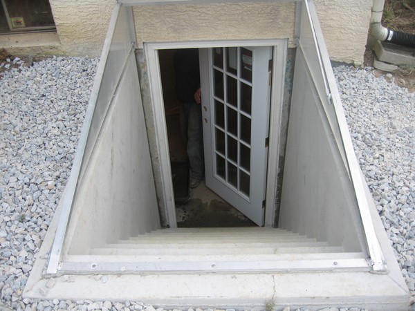Installation of Cleargress Door Basement Entrance