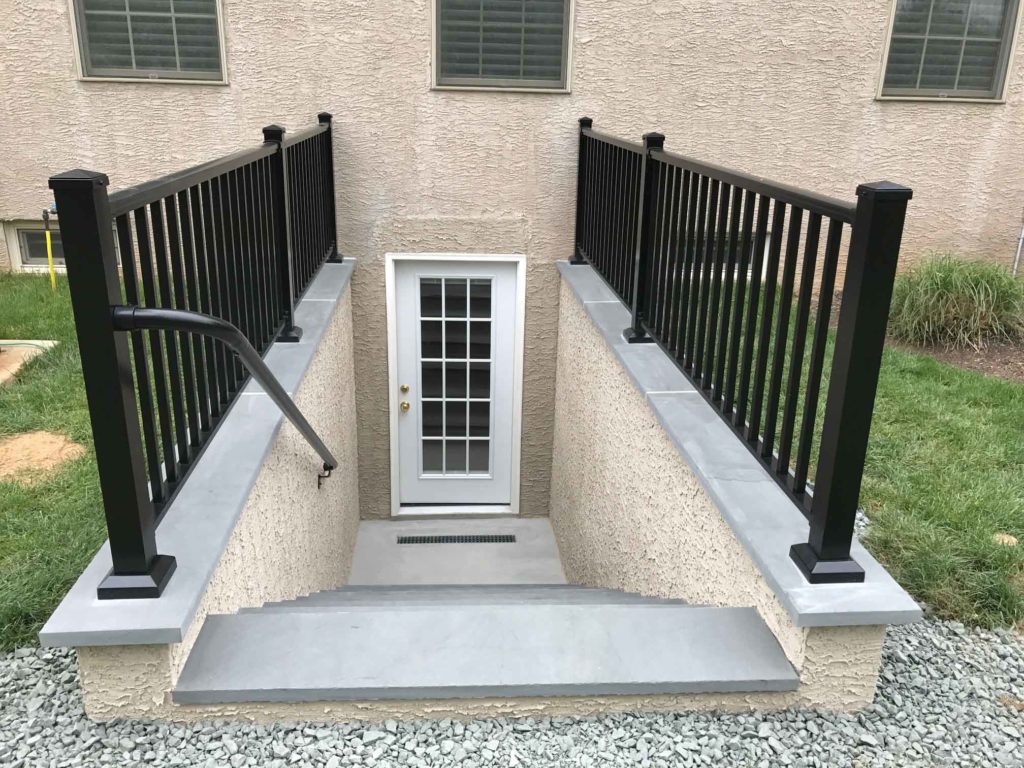 Completed custom entrance