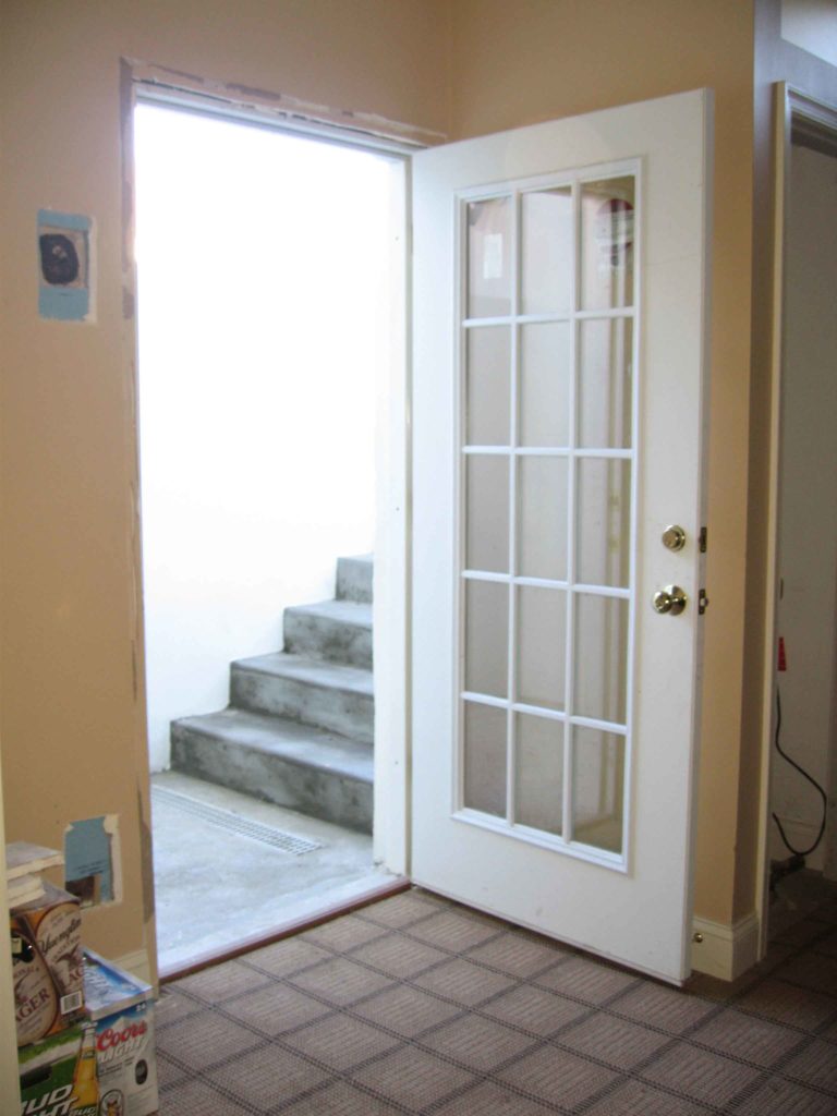 Custom cleargress® door for basement permentry egress