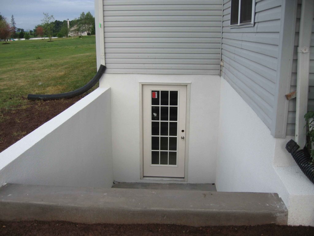 Custom Cleargress® basement entrance internal view